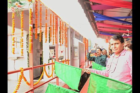 Minister of Railways Suresh Prabhu said the solar-powered guard's van would improve working conditions for guards.